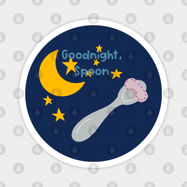 Goodnight, Spoon Magnet by CaffeinatedWhims